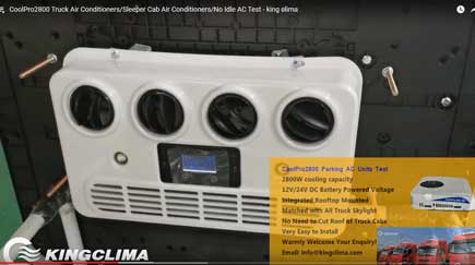 coolpro2800 truck ac units test 